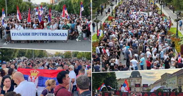 Tensione në Serbi, mbështetësit e Vuçiçit mbushin rrugët kundër protestuesve